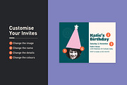 Katie Birthday Invitation, an Invitation Template by Mountain Folk Creative (Thumbnail 3 of 6)