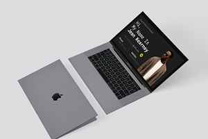 Laptop Business Card - Personal