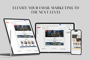 Canva Email Newsletter Template, a Marketing Template by Oshin Design (Thumbnail 3 of 4)
