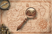 Nautical. Mockups, vector, textures., a Texture Illustration by bioraven (Thumbnail 6 of 26)