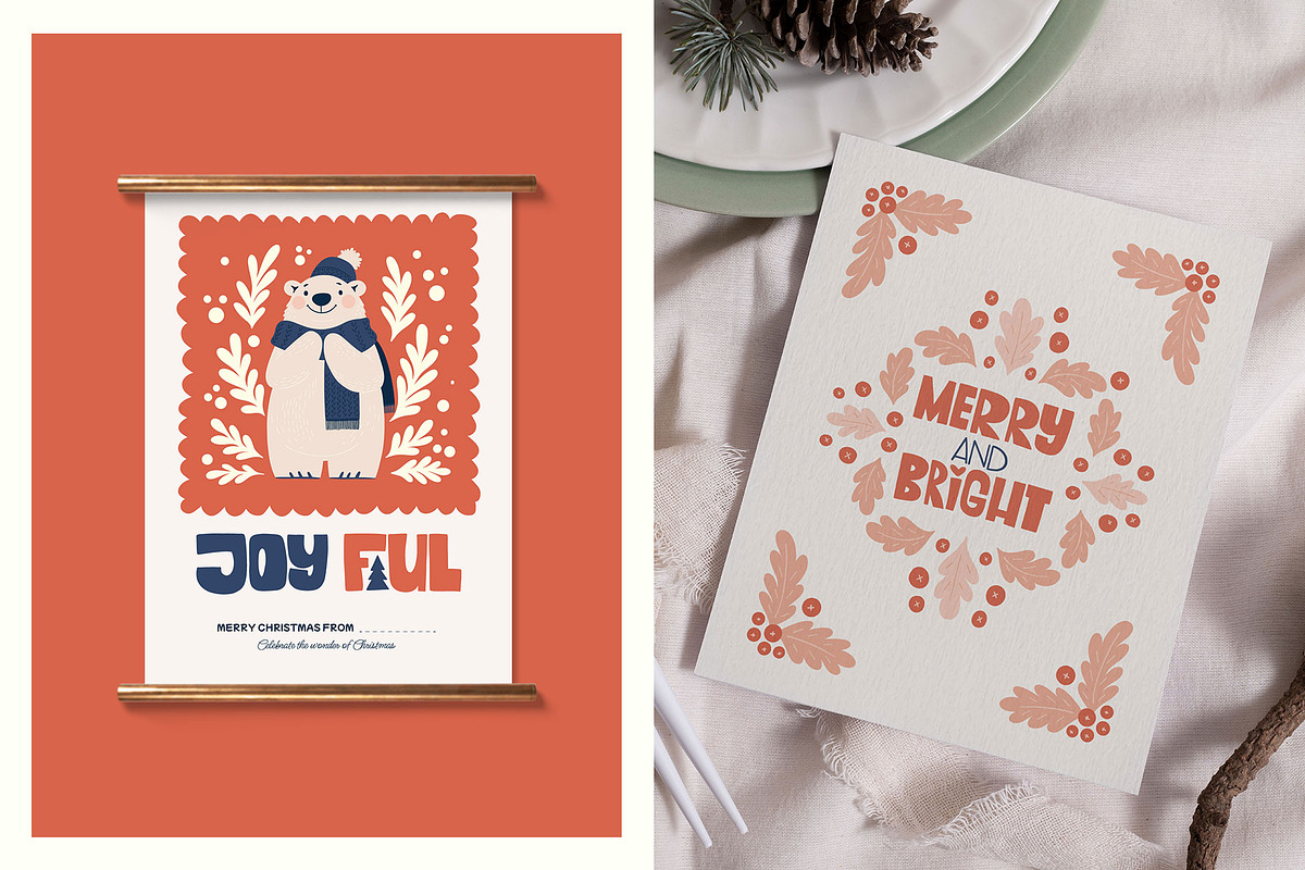 Modern Christmas.2 | WallArt Creator, an Object Graphic by Leleka.Store (Photo 12 of 20)
