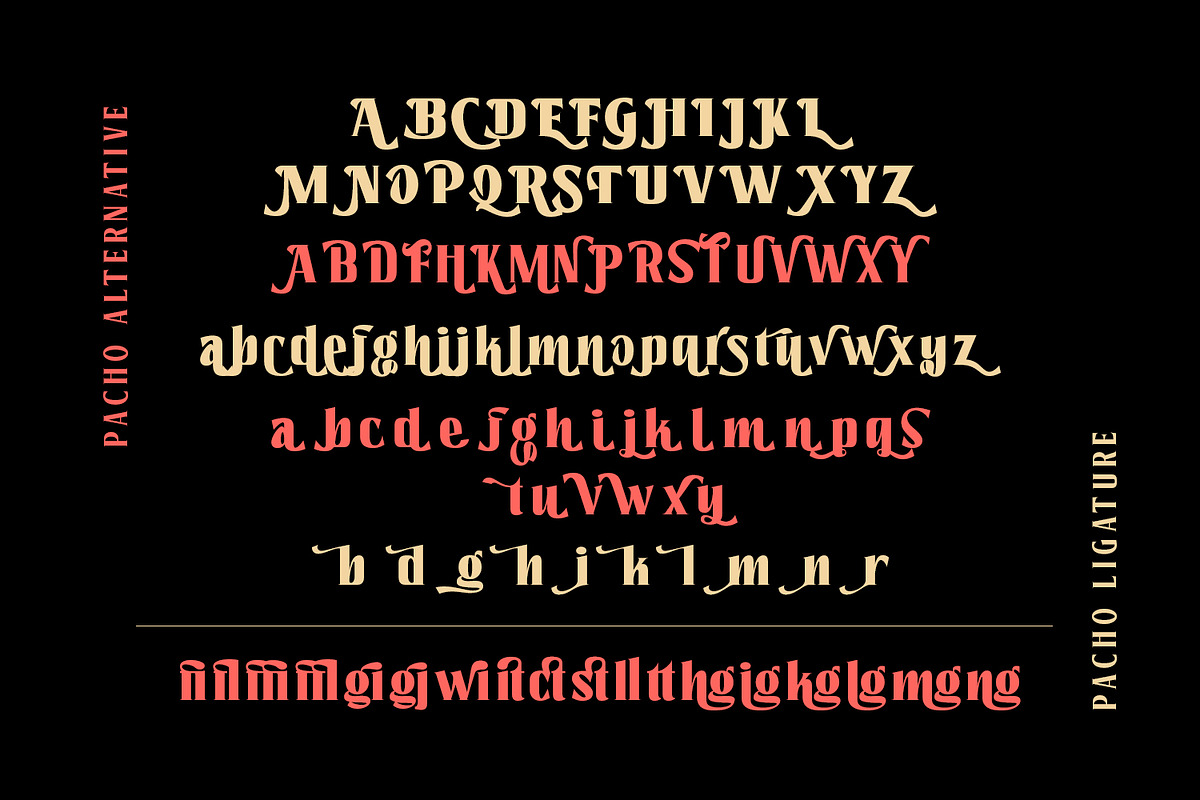 Pacho - Serif Family, a Serif Font by madeDeduk (Photo 8 of 15)