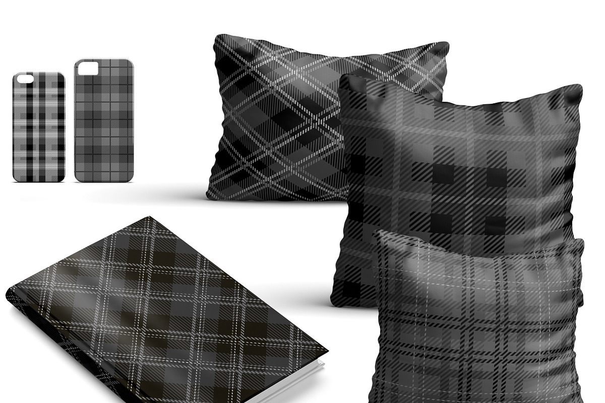 Tartan seamless plaid patterns, a Pattern Graphic by Gurza SHOP (Photo 6 of 6)