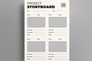 Storyboard Layout, a Stationery Template by MightyDesign (Thumbnail 4 of 7)