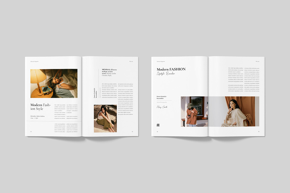 Lifestyle Magazine Template, a Magazine Template by ElvinPrint (Photo 10 of 23)