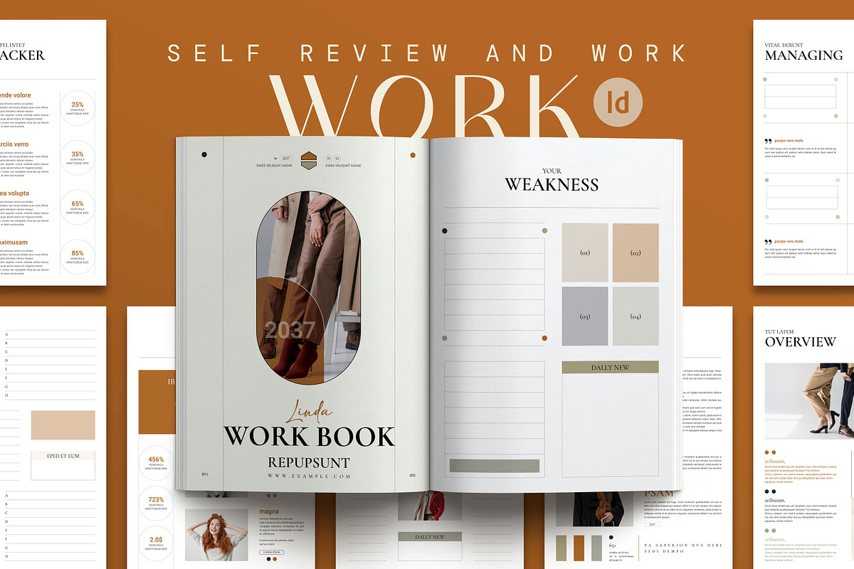 Work Book Brochure Template, a Brochure Template by PrintIdea (Photo 1 of 5)