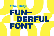 Cobalt Ridge, a Sans Serif Font by Xelo Graph (Thumbnail 4 of 10)
