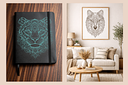 45 Mandala Animal Illustrations, a Graphic by WarmSoftAndCozy (Thumbnail 3 of 9)