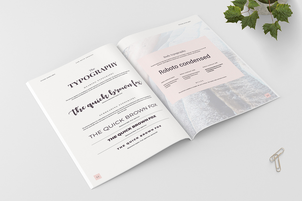 Design & Brand Guidelines, a Brochure Template by Imagination Area (Photo 11 of 21)