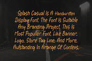Splash Casual, a Handwritten Font by QR Design Studio (Thumbnail 2 of 7)