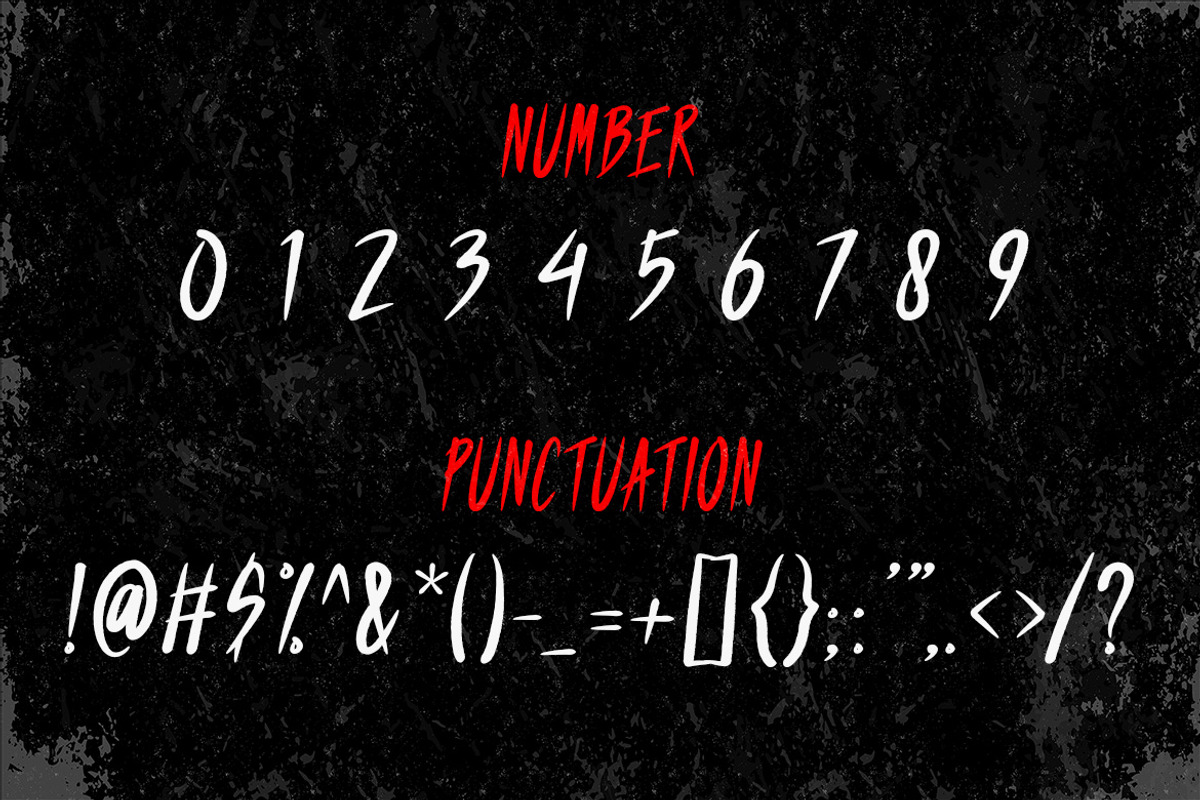 JENAKAR - Textured Brush Font, a Sans Serif Font by ENATIVE (Photo 4 of 7)