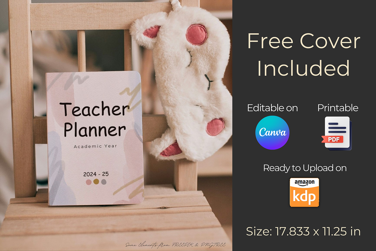 2024-2025 Academic Teacher Planner, a Print Template by POC Digital (Photo 2 of 10)