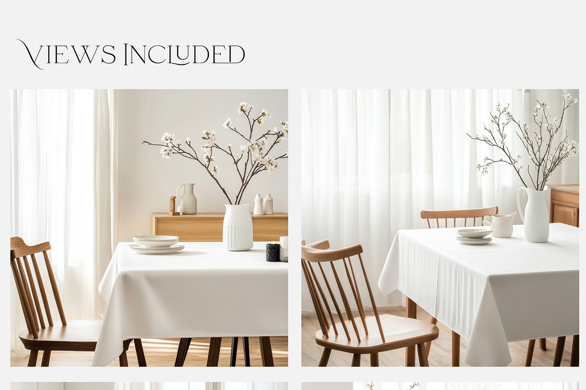 Tablecloths Mockups via Smart Object, a Product Mockup by mock-ups (Photo 2 of 18)