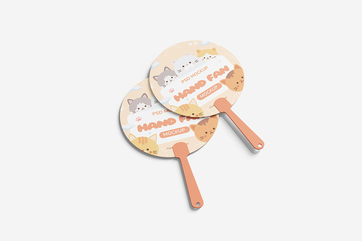 Hand Fan Mockup, a Product Mockup by MrLetters (Photo 5 of 5)
