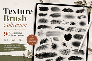 Texture Brush Collection, a Brush Add-On by ZinetroN
