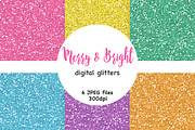 Merry And Bright Glitters, a Texture Graphic by GlamArtZhanna (Thumbnail 3 of 3)