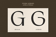 Goteca | Art Deco Classic Serif Font, a Serif Font by Hole Hope Design (Thumbnail 3 of 10)