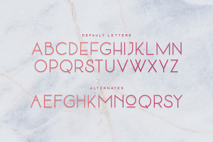 Quartz - Deco Font