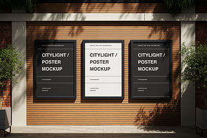 Outdoor Poster / Citylight Mockup