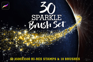 30 Sparkle Brush Set