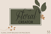 Floral Stamps for Procreate, a Brush Add-On by Andreen (Thumbnail 1 of 10)