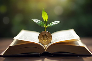 Bitcoin Growth A Symbol of Financial, a Business Photo by Stock Shape