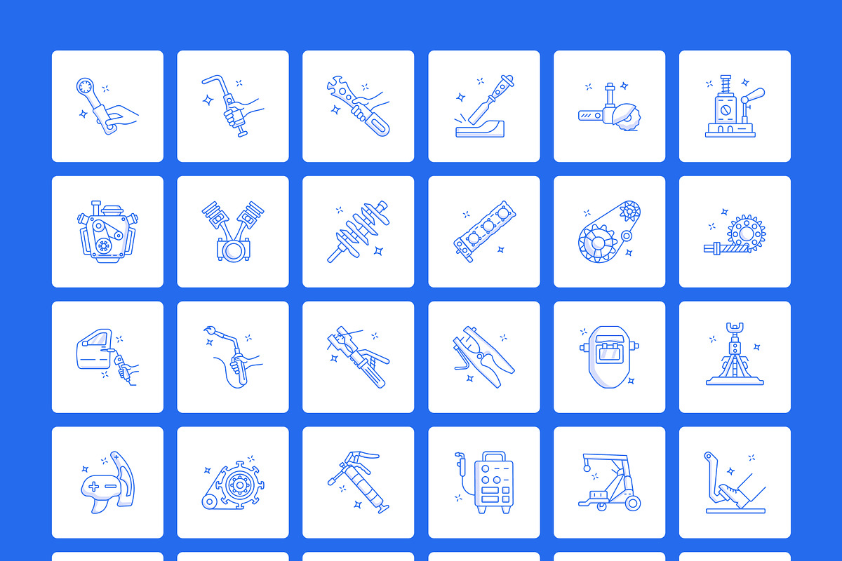 170 Digital Industrial & Automotive, an Outline Icon by Creative Stall (Photo 9 of 10)