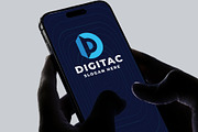 Geometric Letter D Technology Logo, a Branding & Logo Template by Design_Planet (Thumbnail 2 of 3)