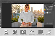Hoodie Rooftop City PSD, a Hoody Mockup by Bruno's Shop (Thumbnail 2 of 3)