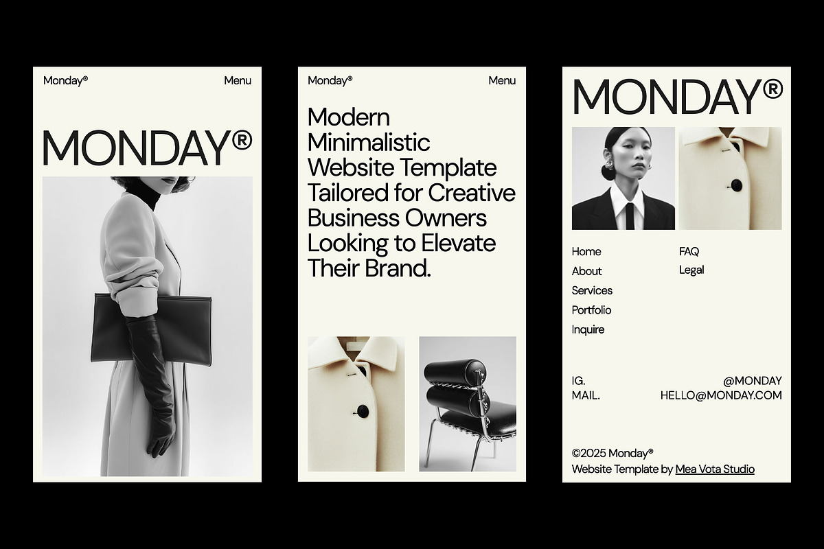 Monday Showit Website Template preview 8
