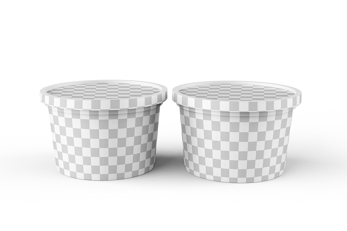 Ice Cream Cup Mockup, a Cups & Container Mockup by Ram Studio LLC (Photo 5 of 13)