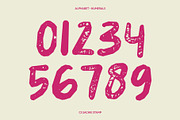 CS Sachie Stamp, a Script Font by Craft Supply Co. (Thumbnail 6 of 8)