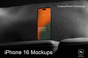 iPhone 16 Mockup | Apple Device, an iPhone Mockup by Aquarianz Studio (Thumbnail 1 of 4)