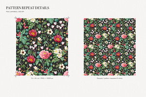 Charming Botanical Pattern & Plants