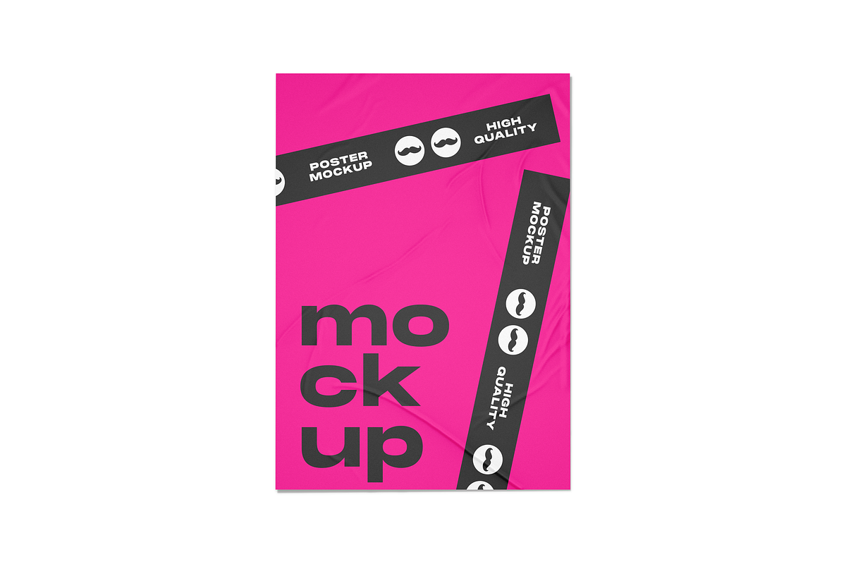 Glued Poster Mockup, a Mockup by Mockupdaddy (Photo 20 of 21)