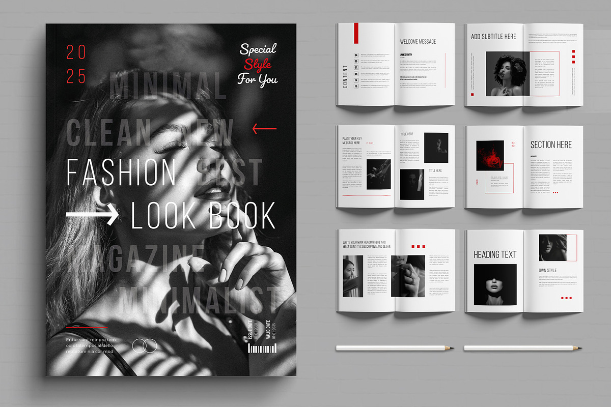 Fashion Look book Layout, a Flyer Template by MightyDesign (Photo 1 of 6)