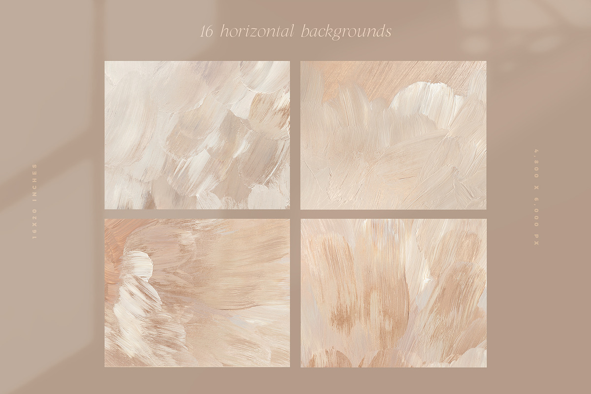 Neutral & Gold Abstract Backgrounds, a Texture Graphic by Basia Stryjecka (Photo 15 of 17)