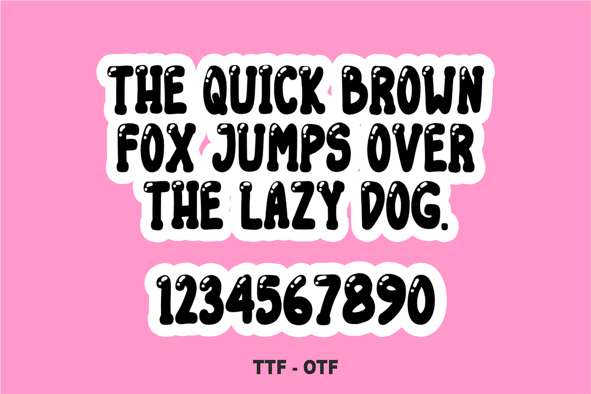 Hello Bubble - Cute Bubble Font, a Handwritten Font by KiddoGlyphs Studio (Photo 4 of 5)