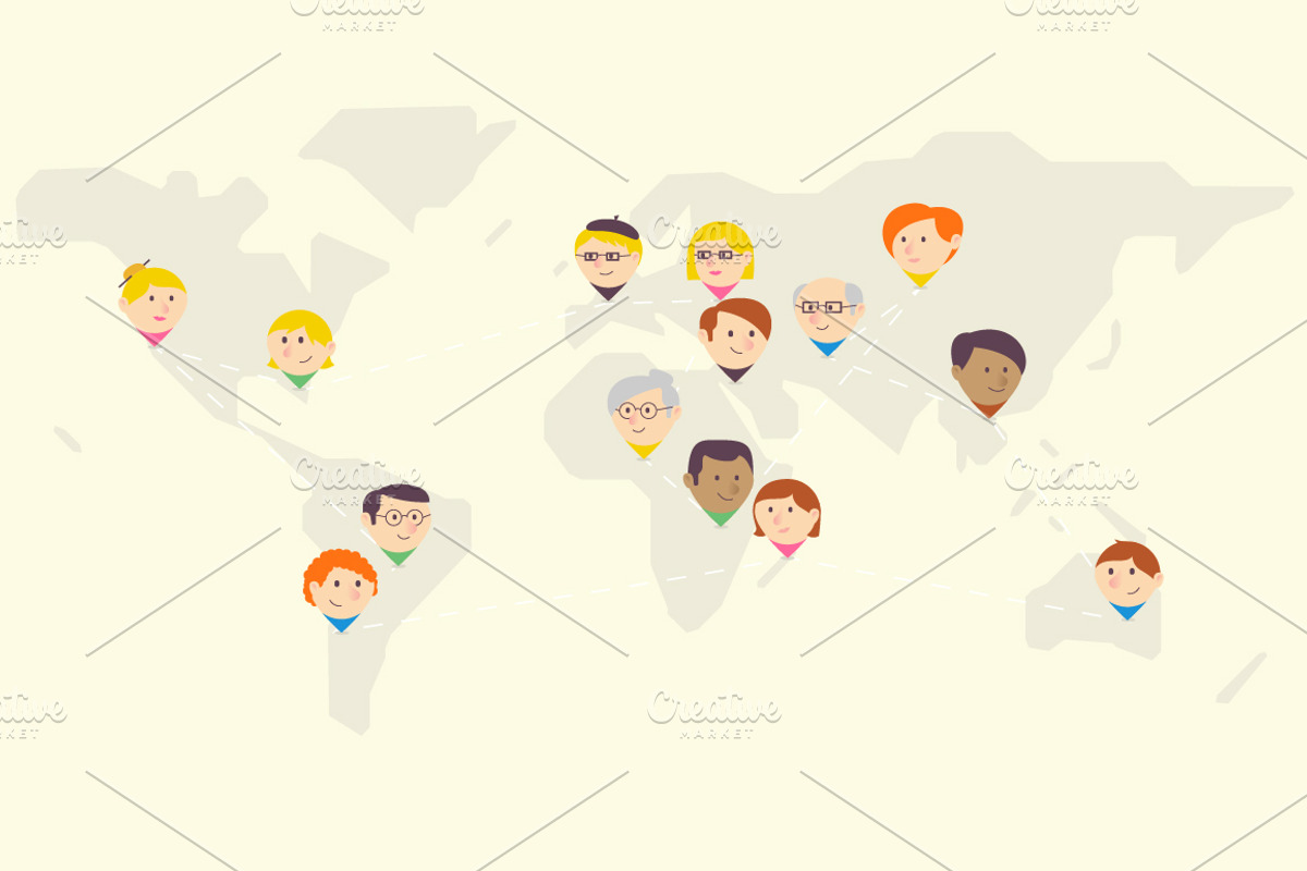 face pins for map, an Icon by ANNO Graphics (Photo 2 of 2)