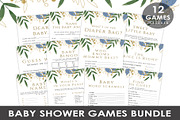 Baby Shower Games, Set Of 12, a Graphic by Wow Designs (Thumbnail 1 of 5)
