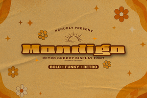 Mondigo-Retro Groovy Font