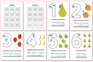 Dot-The Numbers Workbook For Canva