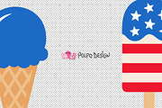 4th of July Ice Cream SVG, an Object Graphic by PolpoDesign (Thumbnail 5 of 5)