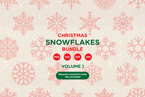 Snowflake SVG Bundle Ornaments Vol 1