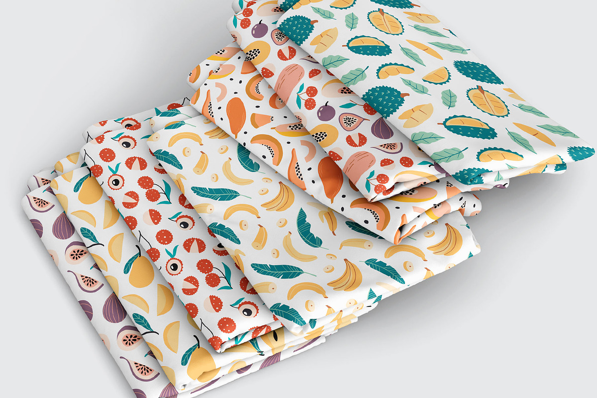 TROPICAL PARADISE patterns and friut, a Pattern Graphic by Lena Nikolaeva (Photo 3 of 16)