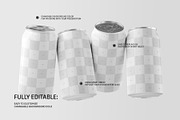 Floating Four 330ml Soda Can Mockup, a Cups & Container Mockup by Toasin Studio (Thumbnail 4 of 4)