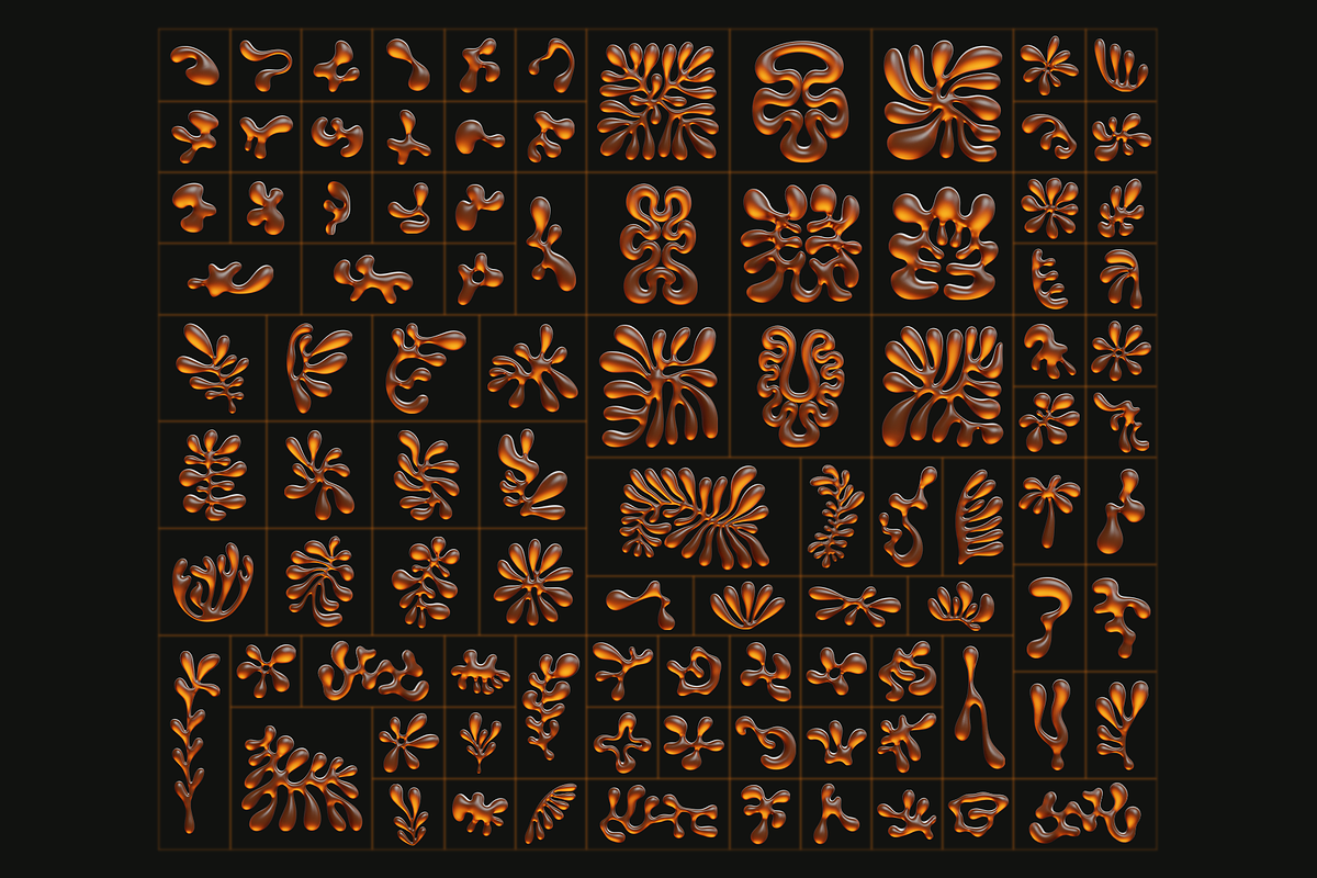 3D Floral Shapes - 95 Shapes, a Graphic by Dirtybarn (Photo 12 of 26)