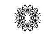 Elegant Mandala Line Art Collection, a Decorative Illustration by NJ Himel (Thumbnail 95 of 101)