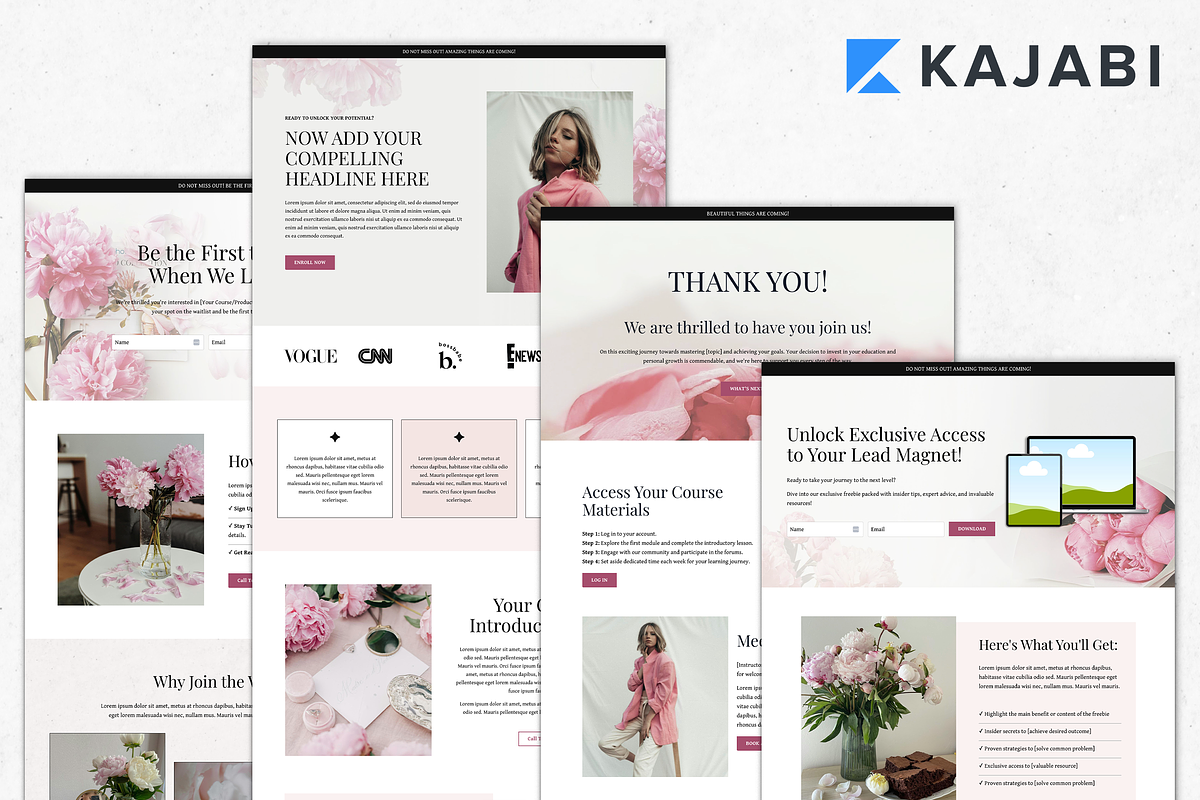 Kajabi Sales Funnel Templates, a Landing Page Template by Altenne | Kajabi Designer (Photo 4 of 10)
