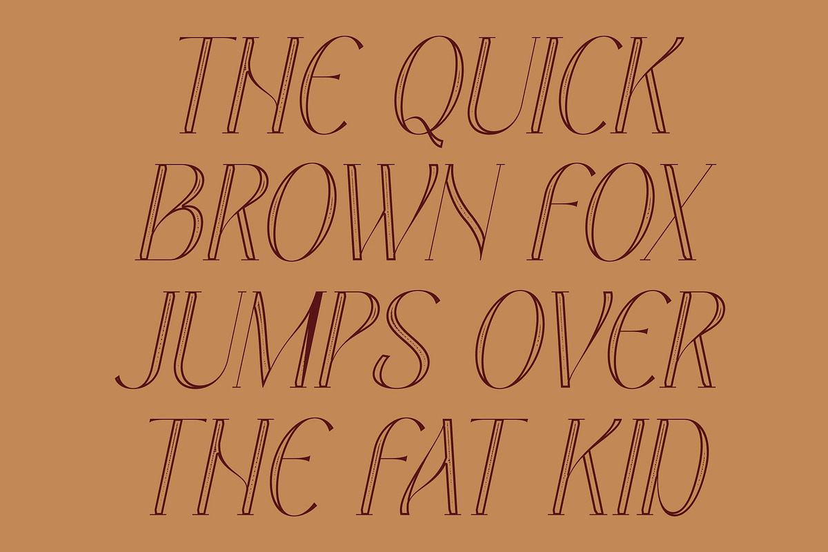 CS Belova Stippled, a Serif Font by Craft Supply Co. (Photo 6 of 8)